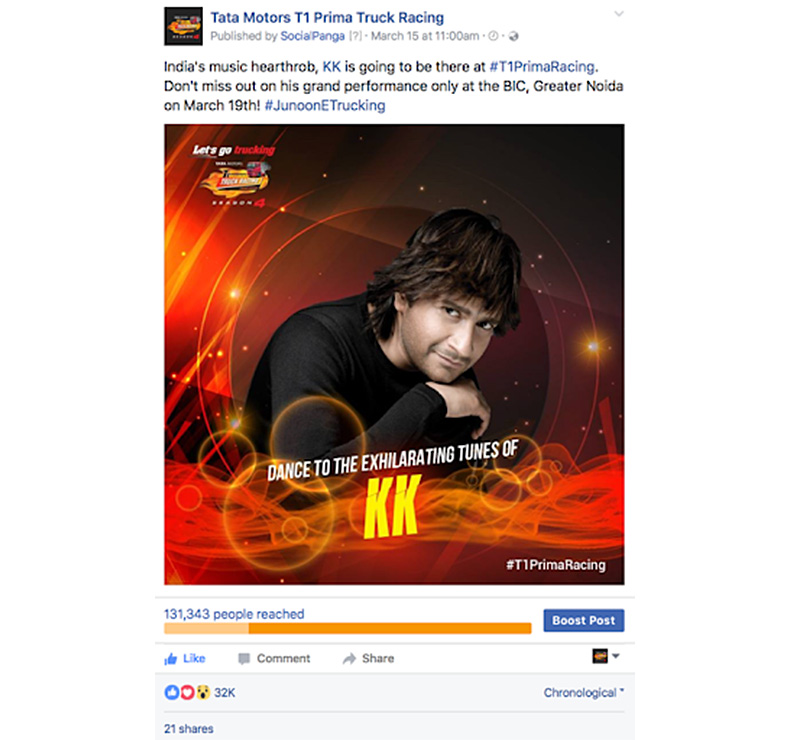 Tata Motors Case Study Social Media Post Image | The Viral Union