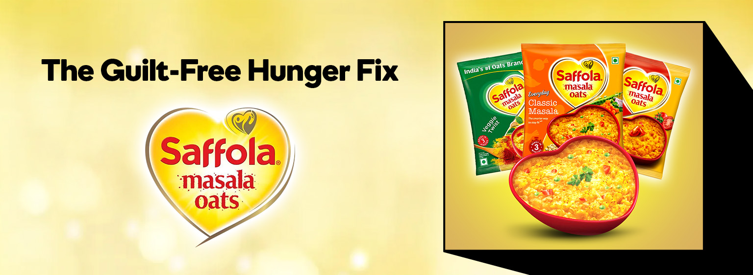 Saffola Masala Oats Banner